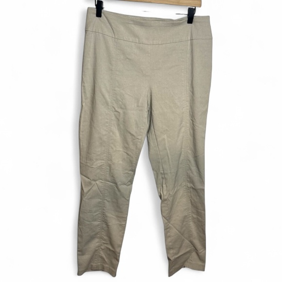 Zac & Rachel Tan Straight Leg Pants Women’s size 12 - Picture 1 of 3